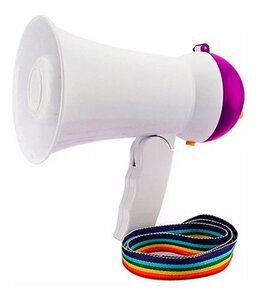 [vaps_5] small size loudspeaker siren attaching hand megaphone color Random megaphone megaphone including postage 