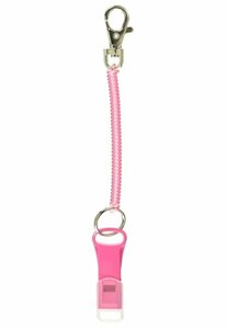 [vaps_4]tebika security whistle { pink } with strap . crime prevention alarm personal alarm alarm buzzer child 103108 including postage 