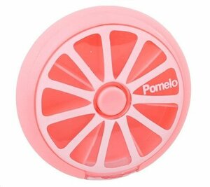 持ち運び ピルケース 《Pomelo ピンク》 薬入れ 仕分け 携帯ケース 収納ケース _