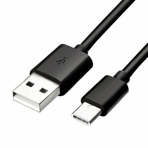 【vaps_6】USB2.0 Type-Cケーブル 《1m》 《ブラック》 2A急速充電 データ転送対応 USB A to Type-C 充電ケーブル 送込