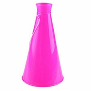 [vaps_2] Mini size megaphone 23cm { pink } baseball sport motion . respondent . compact megaphone plastic including postage 
