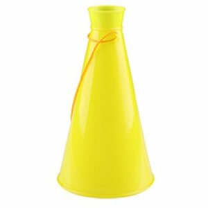 [VAPS_1] Mini size megaphone 23cm { yellow } baseball sport motion . respondent . compact megaphone plastic including postage 