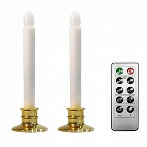 [vaps_3]LED battery type candle 2 pcs set . pcs attaching remote control attaching low sok .. including postage 