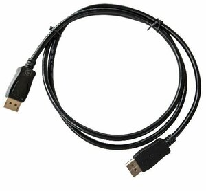 【未使用品】DisplayPort to DisplayPort ケーブル ブラック 1.4m ディスプレイポート Display Port ケーブル 送込