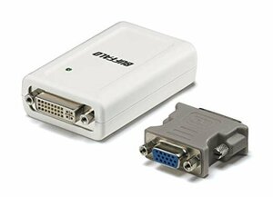 【vaps_3】[中古品]USBディスプレイアダプター GX-DVI/U2B(本体+USBケーブル+VGA変換コネクター) 送込