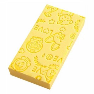[vaps_5] for children sponge { yellow } baby bath sponge . aqueous baby adult both for bath for including postage 