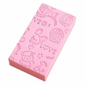 [vaps_5] for children sponge { pink } baby bath sponge . aqueous baby adult both for bath for including postage 