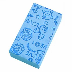 [vaps_5] for children sponge { blue } baby bath sponge . aqueous baby adult both for bath for including postage 