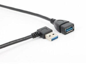 【vaps_7】USB3.0 方向変換ケーブル 《左向き》 20cm 角度変更 延長ケーブル 送込