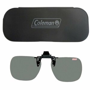 【vaps_3】コールマン(Coleman) クリップオン 前掛け偏光サングラス ワンタッチ装着 スモーク CL03-1 送込