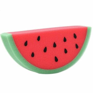 [vaps_5] fruit bus sponge { watermelon } bath for body sponge soft sponge foam ... water including postage 