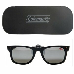 【vaps_7】コールマン(Coleman) クリップオン 前掛け偏光サングラス CL06-1 スモーク・フラッシュミラー 送込