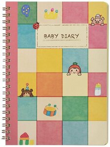 [vaps_4] silver bird industry childcare diary dia Lee diamond Lee baby child growth record including postage 