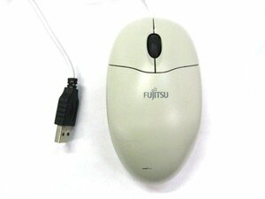 [vaps_3][ used ] Fujitsu optics type USB mouse CP340259-01 white including postage 