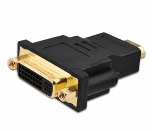 【vaps_2】DVI-I (24+5pin) メス - HDMI オス 変換アダプタ アダプター ケーブル コネクタ 送込