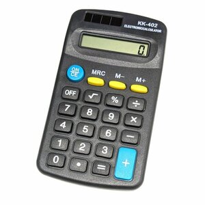 [vaps_6]8 column calculator Mini compact battery type karukyu Ray ta- including postage 