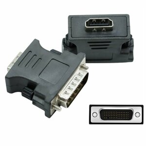 【vaps_6】DMS-59(オス)-HDMI(メス) 変換アダプター 拡張コネクタ グラフィックカード ビデオカード DMS59 HDMI 送込