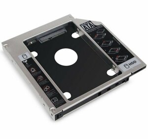 [VAPS_1] Second HDD adaptor {9.5mm} HDD SSD exchangeable put instead Slimline SATA Drive mount including postage 