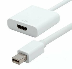 【vaps_5】mini DisplayPort to HDMI 変換アダプタ mini dp to hdmi ケーブル 送込