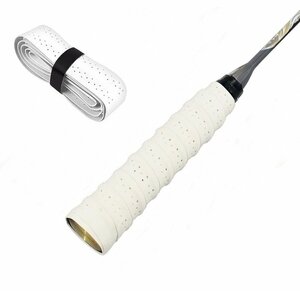 [vaps_3] grip tape { white } slip prevention . sweat . tennis racket badminton fishing over grip including postage 