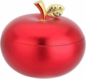 【VAPS_1】りんご型灰皿 《レッド》 携帯灰皿 ふた付き おしゃれ 卓上 リンゴ りんご 灰皿 送込