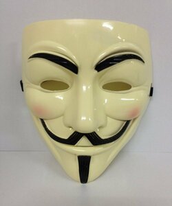 【vaps_6】V for Vendetta/Vフォー・ヴェンデッタ ガイ・フォークス仮面 アノニマスマスク 肌色[定形外郵便、送料無料、代引不可] 送込