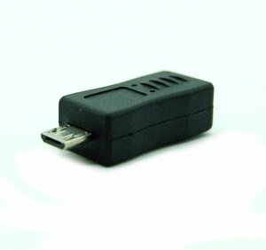 【vaps_2】miniUSB(メス)-microUSB(オス) 変換アダプタ LY-2012 送込