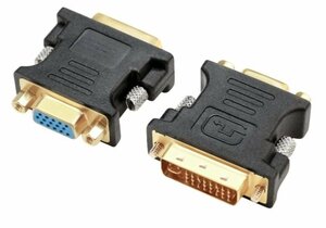 リタプロショップRDVI - VGA変換アダプタ DVI-I 24+5 (オス) - VGA (メス) 変換アダプター