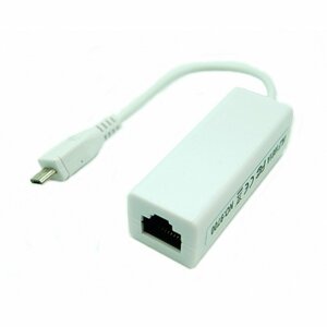 【vaps_2】イーサネット有線LAN変換アダプタ RJ45 microUSB イーサネット 有線LANアダプター 送込