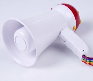 [vaps_6] Mini hand megaphone single 3 battery type { color Random } including postage 