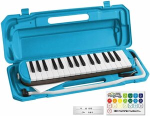 【vaps_5】KC 鍵盤ハーモニカ (メロディーピアノ) 《ネオンブルー》 P3001-32K/NEON BLUE 送込
