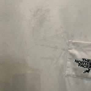 【ジャンク品】ザノースフェイス THE NORTH FACE Tシャツ Lサイズ 色移りあり NT12391Rの画像3