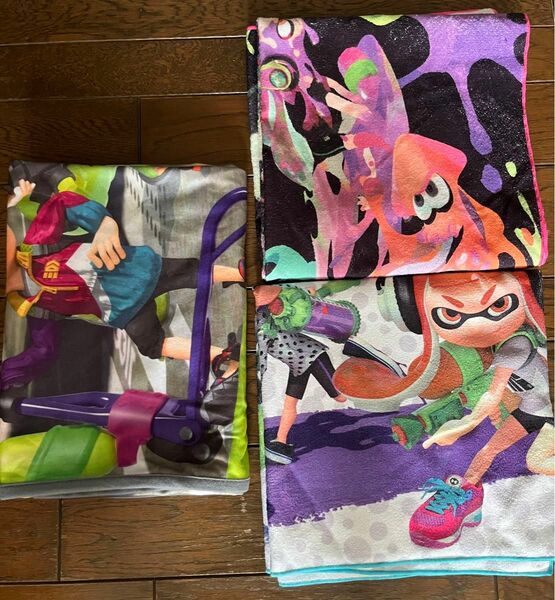 スプラトゥーン1 スプラトゥーン2 マット タオル 3点セット