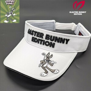 ★新品正規品 PEARLYGATES/ マスターバニー【Bugs Bunny×MASTER BUNNY EDITION】 ツイルバイザー (UNISEX) 完売品の画像1