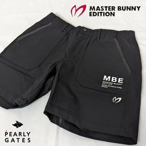 ★新品正規品 PEARLYGATES/マスターバニー ダブルクロス ナイロンスーパーストレッチ ショートパンツ5(L)