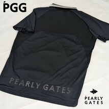 ★新品正規品 PEARLYGATES/PGG MSY 軽量 天竺×メッシュ 半袖ポロシャツ size5(L)　夏に最高の着心地！！_画像1