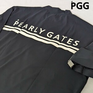 ★新品正規品 PEARLYGATES/PGG MFY 超軽量天竺 半袖 モックネック カットソー size5(L) 優れた吸水速乾性、ストレッチ性、軽量性