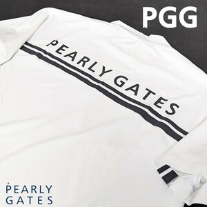 ★新品正規品 PEARLYGATES/PGG MFY 超軽量天竺 半袖 モックネック カットソー size6(LL) 優れた吸水速乾性、ストレッチ性、軽量性