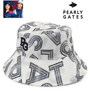 * new goods regular goods most new work model PEARLYGATES/ Pearly Gates Random Logo print hat (UNISEX) super Ultra hard-to-find!!