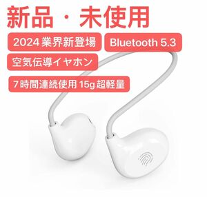 2024業界新登場 空気伝導イヤホン Bluetooth 5.3 ワイヤレスイヤホン 耳を塞がない 非 骨伝導 ヘッドセット