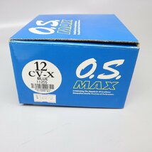 未使用 小川精機 O.S.ENGINE MAX 12CV-X BLUE ブルー RCパーツ R/C ラジコン用品 OSエンジン　231120SD0064_画像6