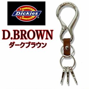 ダークブラウン 94 Dickies ディッキーズ カラビナキーホルダー 