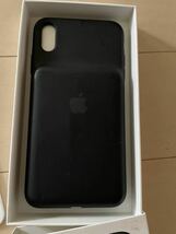 iPhone X s Max Smart Battery Case スマート　バッテリーケース　中古　Apple ブラック _画像2