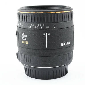 ★☆美品 SIGMA シグマ 50mm F2.8 EX MACRO CANON マクロレンズ キヤノン用 #511☆★の画像9