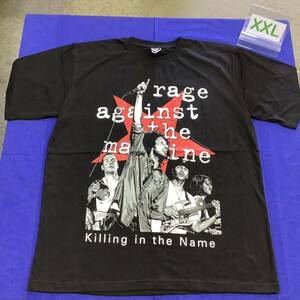 SR14D2. バンドTシャツ XXLサイズ　Rage Against the Machine ① レイジ・アゲインスト・ザ・マシーン　RATM 