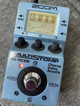 ZOOM MULTISTOMP MS-70CDR マルチストンプ ズーム マルチエフェクター _画像5