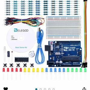 ELEGOO UNO R3基本部品 初心者スターター 互換キット チュートリアル Arduino用