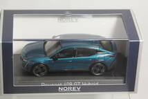NOREV 1/43 プジョー 408 GT ハイブリッド 2023 Obsession Blue_画像1