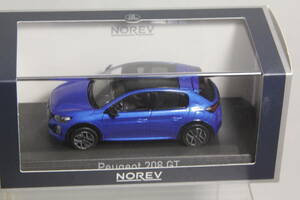 NOREV 1/43 プジョー 208 GT 2024 Vertigo Blue