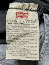 LEVI'S 501 後染めブラック00501-0165ユーロリーバイス_画像7